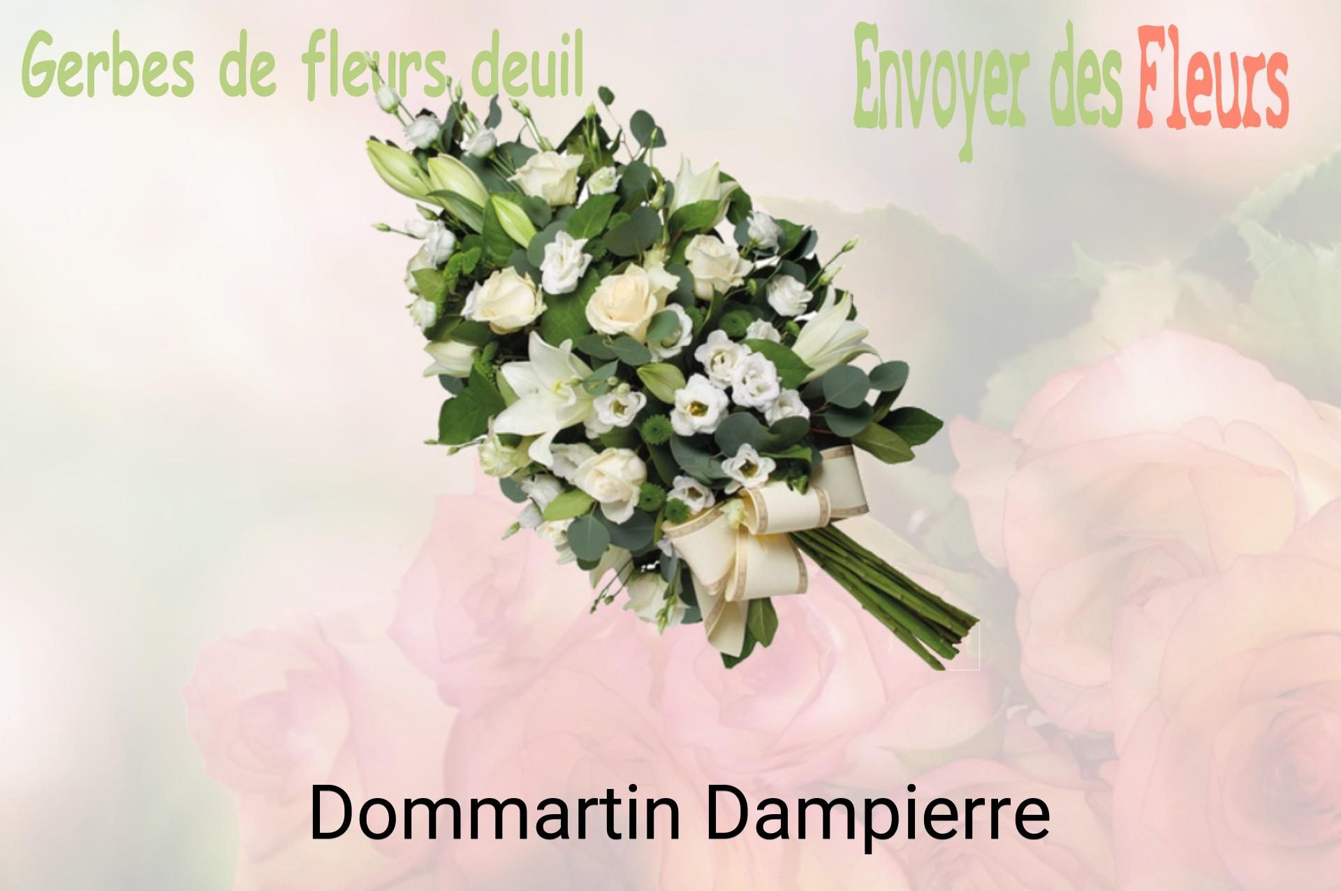 Gerbe de fleurs de deuil livrée à Dommartin-Dampierre